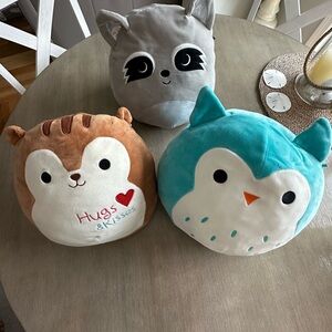Squishmallows Plush stuffed anima  Set of 3